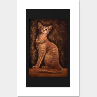 Cat Goddess Bast - by Nadya Neklioudova Posters and Art